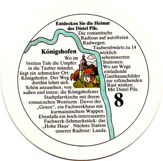 tauberbischofsheim tbb-bw distel entdecken II 8b (rund215-8 königshofen)